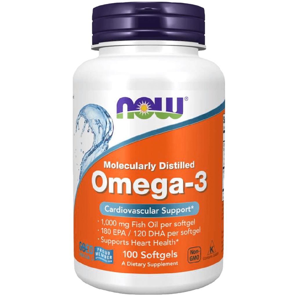 Omega-3, Molecularly Distilled Softgels
